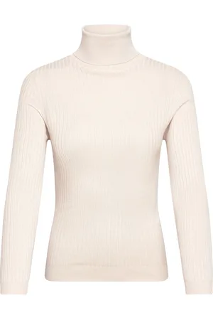 ONLY Onlkarol L/S Rollneck Pullover Knt Noos Tops Knitwear Turtleneck Cream