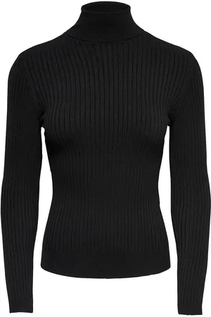 ONLY Onlkarol L/S Rollneck Pullover Knt Noos Tops Knitwear Turtleneck Black
