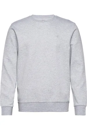 Hackett Double Knit Crew Tops Sweat-shirts & Hoodies Sweat-shirts Grey