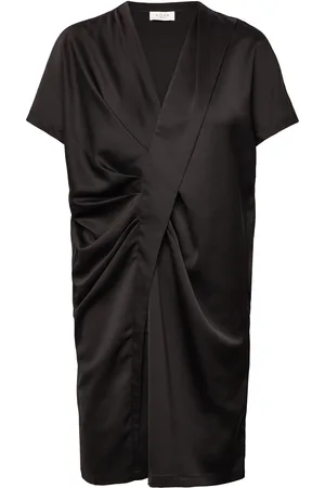 Norr Ella Dress Lyhyt Mekko Black