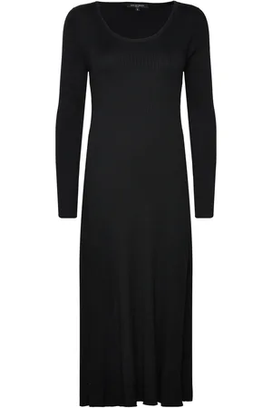 Ilse Jacobsen Gwen4096 Dresses Knitted Dresses Black