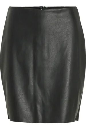 VILA Vidagmar Hw Pu Skirt - Noos Lyhyt Hame Black