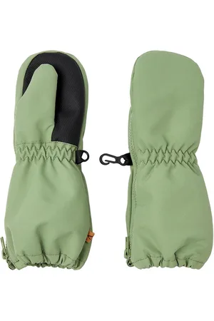 Lil Atelier Nmnlasnow10 Mitten Solid Fo Lil Accessories Gloves & Mittens Mittens Green