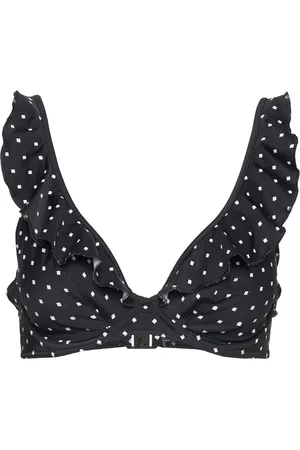 Freya Jewel Cove Uw High Apex Bikini Top 30 D Swimwear Bikinis Bikini Tops Wired Bikinitops Black