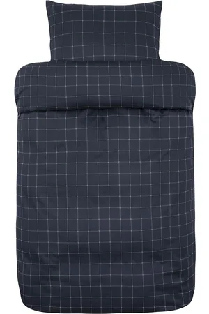 Høie of Scandinavia Håkan Sateen Bed Set Home Textiles Bedtextiles Bed Sets Navy