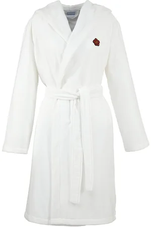 Kenzo Kboke Bath Robe Aamutakki White