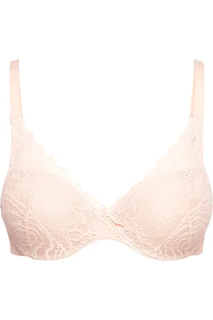 Lindex T-shirt Bra 'Theresia' in Beige, Off White