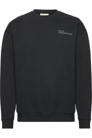 Black Halo Essential Crew Sport Sweat-shirts & Hoodies Sweat-shirts Black