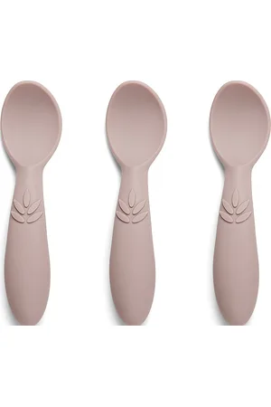 Nuuroo Ella Silic Spoon 3-Pack Home Meal Time Cutlery Pink