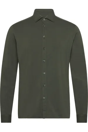 MOS MOSH Gallery Mmghoward Jersey Shirt Tops Shirts Casual Khaki Green