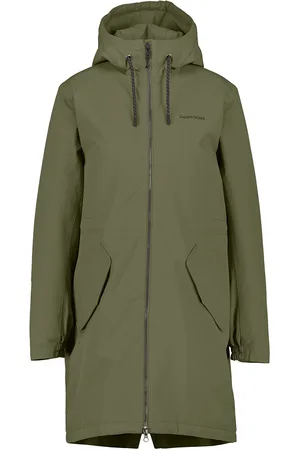 Didriksons Marta-Lisa Wns Prk 2 Outerwear Parka Coats Green