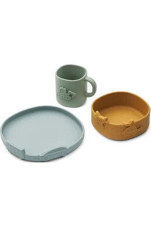 Liewood Kine Tableware Set Home Meal Time Dinner Sets Multi/patterned
