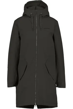 Didriksons Marta-Lisa Wns Prk 2 Outerwear Parka Coats Black