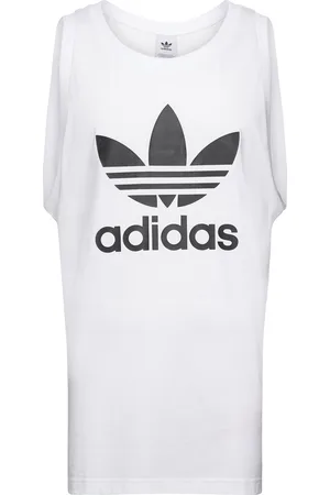 adidas Adicolor Classics Trefoil Tank Top Tops T-shirts Sleeveless White