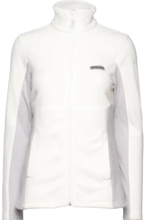 Columbia Basin Trail Iii Full Zip Sport Sweat-shirts & Hoodies Fleeces & Midlayers White