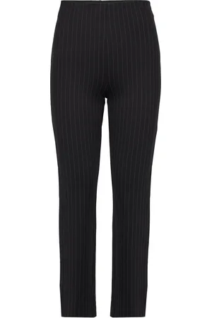 Lindex Trousers Petra Bottoms Trousers Capri Trousers Black
