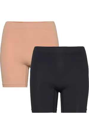 Lindex Brief Seamless Boxer High 2 P Hipsterit Alushousut Alusvaatteet Beige