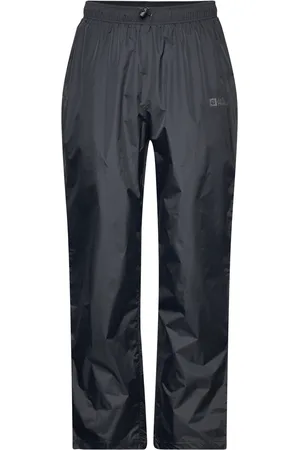 Jack Wolfskin Rainy Day Pants Sport Rainwear Rain Pants Black