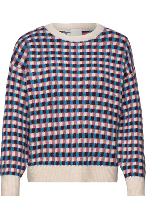 Ichi Ihkamara Ls11 Tops Knitwear Jumpers Blue