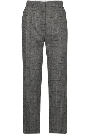 DAY Birger et Mikkelsen Classic Lady - Classic Wool Check Bottoms Trousers Suitpants Grey