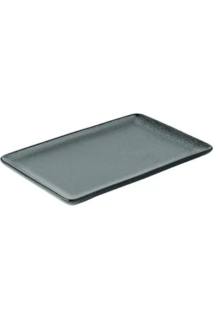aida Raw Northern Green - Rektangulær Frokosttallerken 1 Stk 23,5 X 15 Cm Home Tableware Serving Dishes Serving Platters Green
