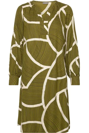 FRANSA Frgita Dr 2 Polvipituinen Mekko Green