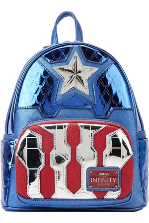 FUNKO Loungefly Mini Backpack 2 Shine Captain Ame Accessories Bags Backpacks Blue