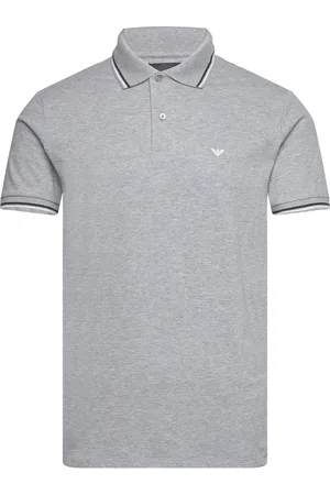 Emporio Armani Polo Shirt Designers Polos Short-sleeved Grey