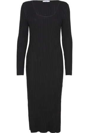 Coster Copenhagen Cc Heart Elena Knit Dress Polvipituinen Mekko Black