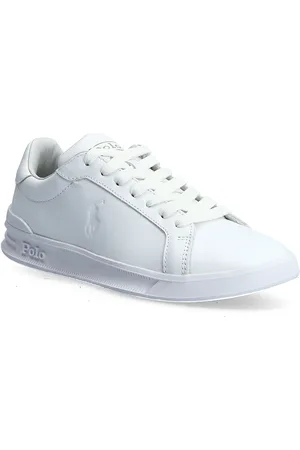 Ralph Lauren Heritage Court Ii Leather Sneaker Matalavartiset Sneakerit Tennarit White