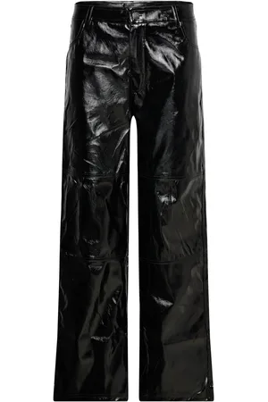 Résumé Teyanars Pant Bottoms Trousers Wide Leg Black