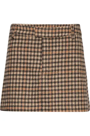 Résumé Trixiers Skirt Lyhyt Hame Brown