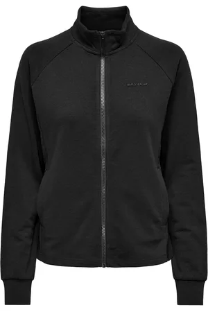 ONLY Onpmelina Life Hn Fz Ls Swt Noos Sport Sweat-shirts & Hoodies Sweat-shirts Black