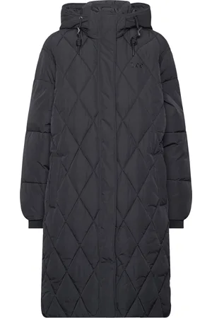 Lee Long Puffer Vuorillinen Takki Topattu Takki Black