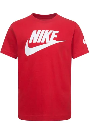 Nike Te-S/S Tee Sport T-shirts Short-sleeved Red