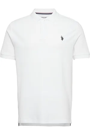 U.S. Polo Assn. Uspa Polo Alfred Men Tops Polos Short-sleeved White