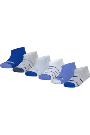 Nike 6N-6Pk No Show Sock Sport Socks & Tights Socks Blue