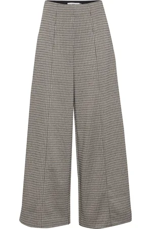 Ichi Ihkate Cameleon Pa2 Bottoms Trousers Wide Leg Grey