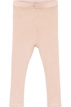 Green Cotton Woolly Leggings Baby Outerwear Base Layers Baselayer Bottoms Pink