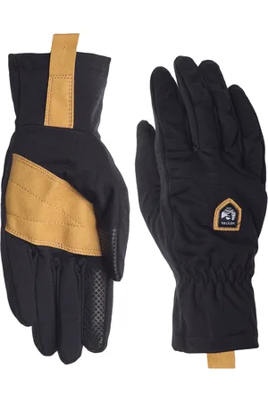 Hestra Merino Windwool Liner Sport Gloves Finger Gloves Black