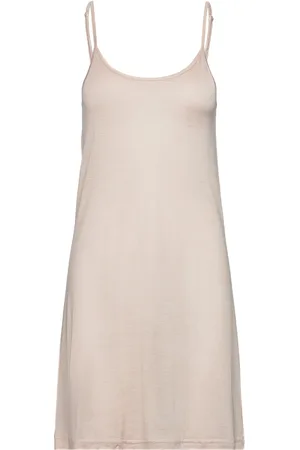 Lady Avenue Silk Jersey - Slip Yöpaita Cream