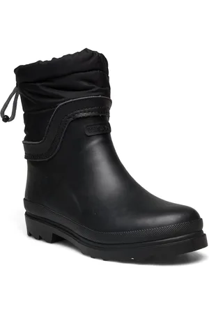 Viking Puffer Warm Mid Bootsit Nauhalliset Saapikkaat Black