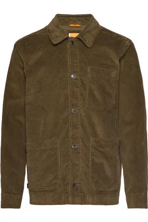 Timberland Kempshire Corduroy Chore Jacket Designers Overshirts Khaki Green