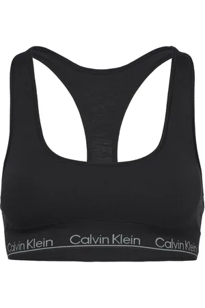 Calvin Klein Unlined Bralette Lingerie Bras & Tops Soft Bras Bralette Black