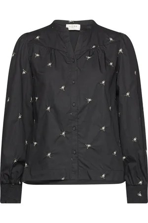 Norr Miluna Shirt Tops Shirts Long-sleeved Black