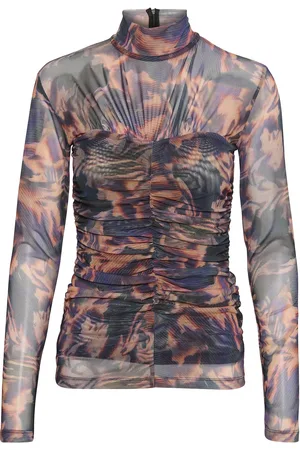 Gestuz Ewagz P Blouse Tops T-shirts & Tops Long-sleeved Purple