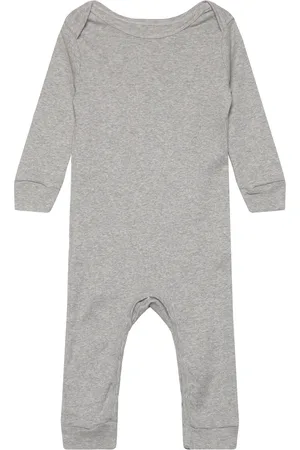 Copenhagen Colors Melange Full Body Romper Pitkähihainen Body Grey