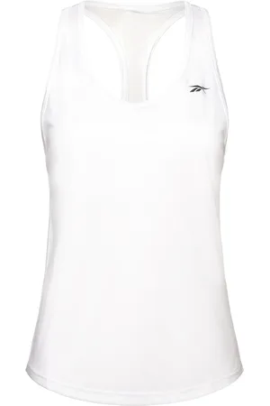 Reebok Id Train Mesh Back T Sport T-shirts & Tops Sleeveless White