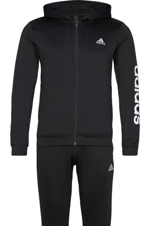 adidas W Linear Ts Tops Sweat-shirts & Hoodies Tracksuits - Sets Black