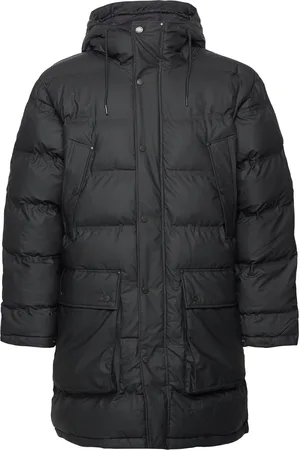 Tretorn Baffle Coat Vuorillinen Takki Topattu Takki Black